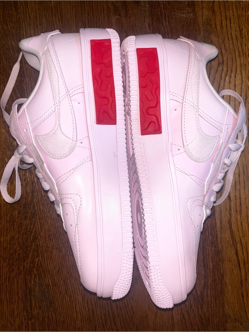 Nike Air Force 1 Fontanka Pastel Pink Valentines Sneakers Womens Size 10 AF1 Low - Picture 4 of 13